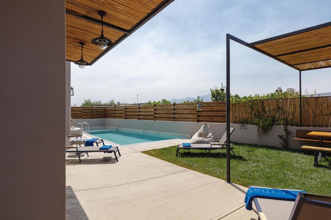 Iron Villas - Nefeli & Oniros Pangalochori Exteriör bild