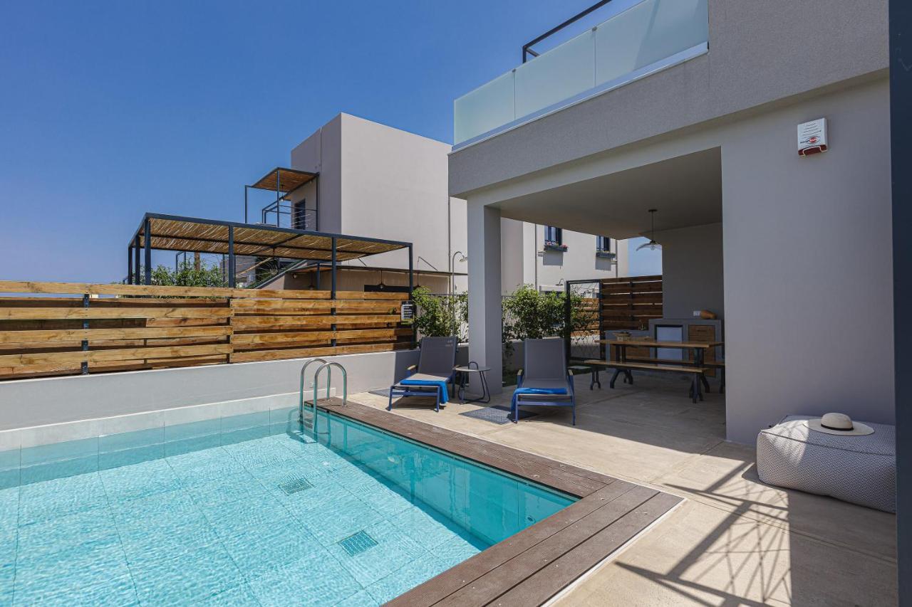 Iron Villas - Nefeli & Oniros Pangalochori Exteriör bild
