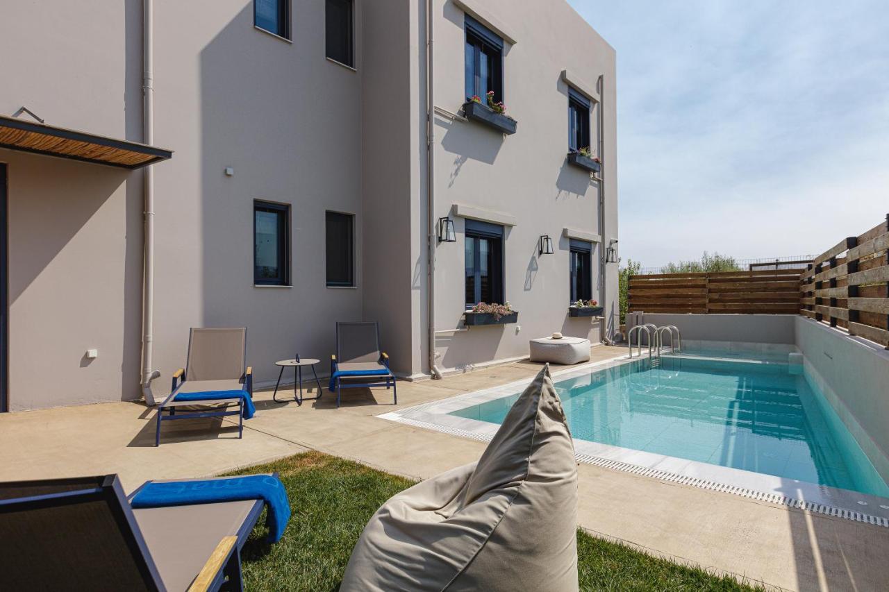Iron Villas - Nefeli & Oniros Pangalochori Exteriör bild