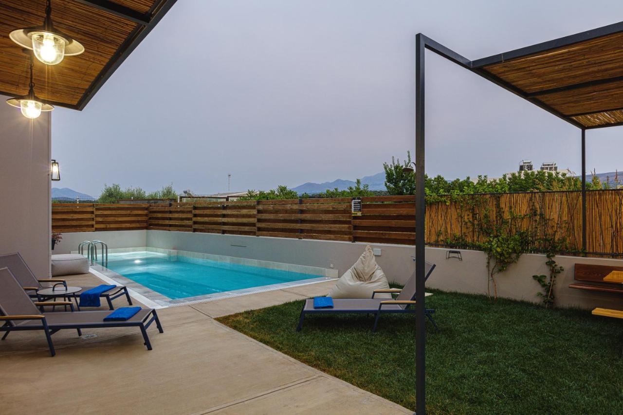 Iron Villas - Nefeli & Oniros Pangalochori Exteriör bild